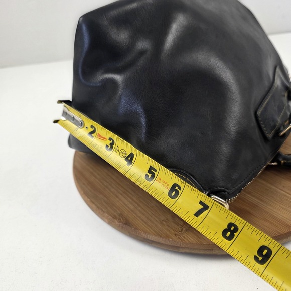 Dooney & Bourke Florentine Satchel Bag Womens Medium Black Leather Zip Top Purse - Picture 11 of 16